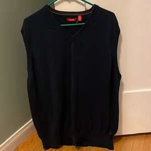Izod Men’s Big &Tall Sweater Vest - blue